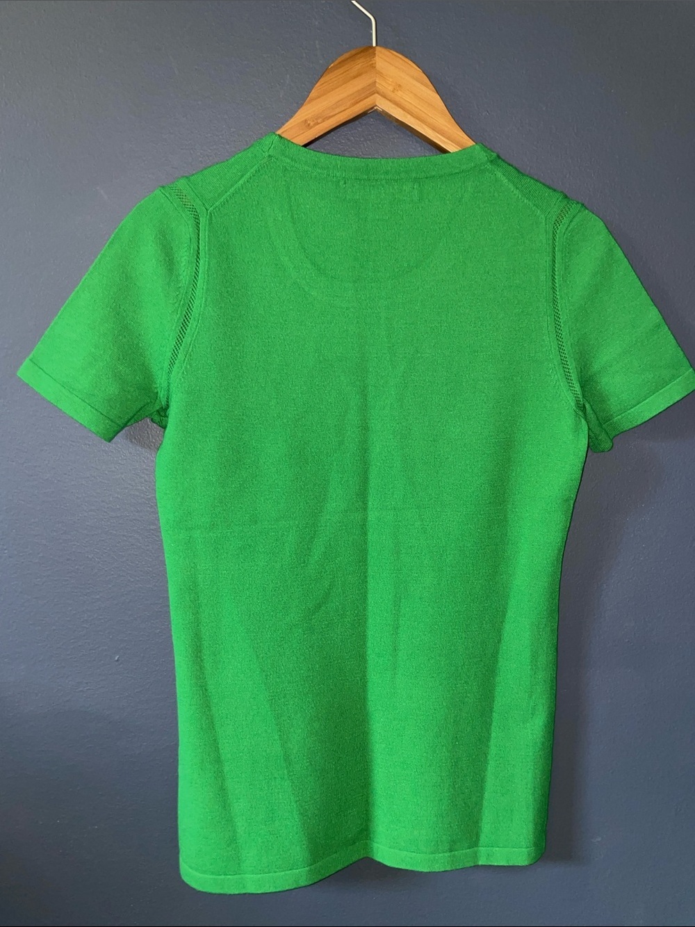 Banana Republic x MadMen Collab Green Short Sleeve Sweater, MCM/Retro, New - Picture 5 of 10